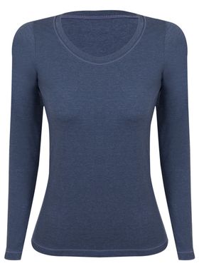 Blusa Manga Longa Lupo Loba 45138-001 Feminina Cotton Algodão T. P/GG