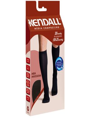 Meia 3/4 Média Compressão Kendall 1802 Masculina Com Ponteira (18-21 mmHg) T. P/G