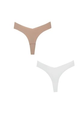 Kit/2 Calcinha Fio Dental Bonjour KT3787 Microfibra T. P/G