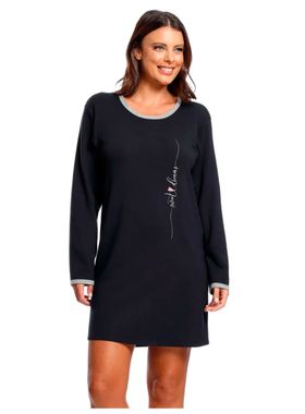 Camisão Manga Longa Paulienne 528.69 Feminino Moletinho Viscose T. 42/48