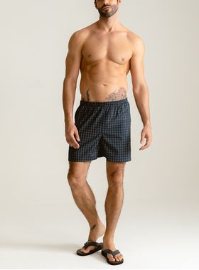 Short Groh 800132 Masculino Xadrez Algodão T. P/GG