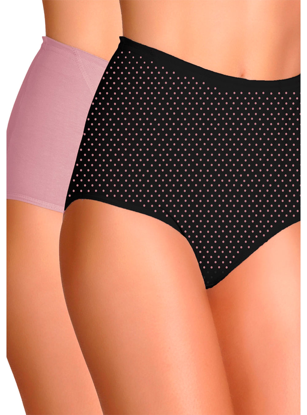 477 - ROSA BLUSH/PRETO