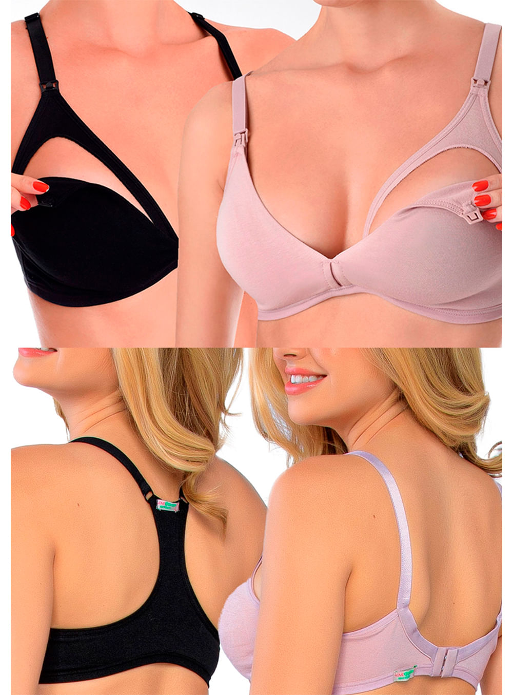 460-ROSA BLUSH/PRETO