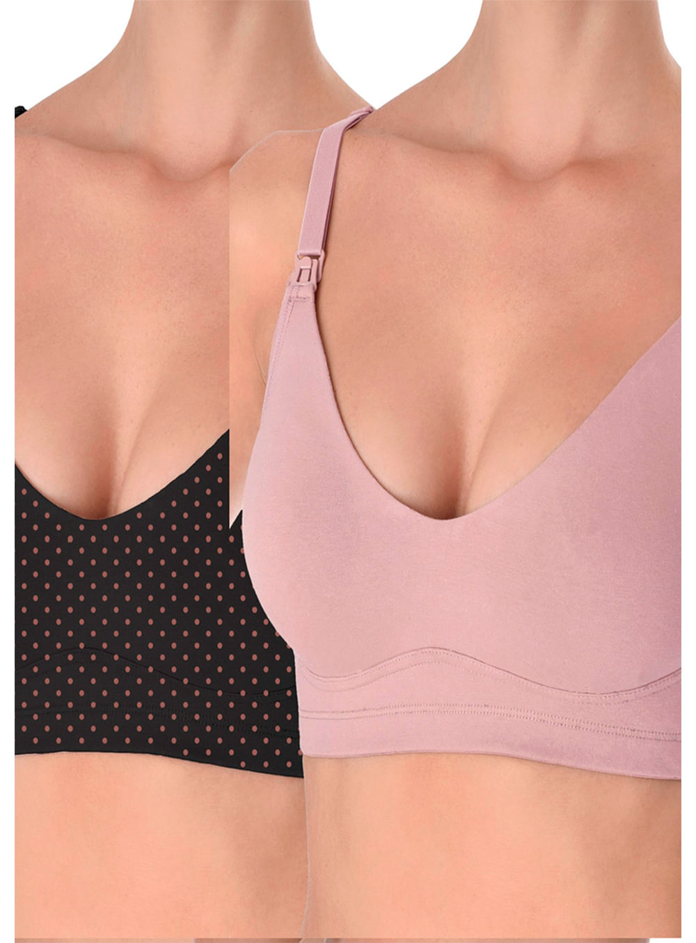 477 - ROSA BLUSH/PRETO