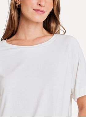 Camiseta Raglan Ampla Simples Reserva 81079 Feminina Algodão T.P/3G