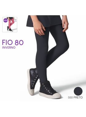 Meia-Calça Selene 9555.002 Infantil Fio 80 Algodão T. P/EG