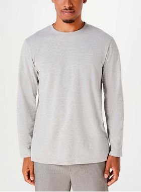 Camiseta Manga Longa Hering 026X Masculina World Algodão T. P/XXG