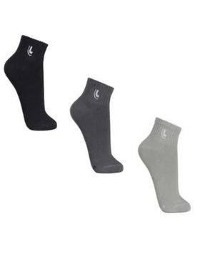 Kit/3 Meia Cano Médio Lupo 03223-089 Unissex Esportiva Algodão T. 37/40 41/44 45/48