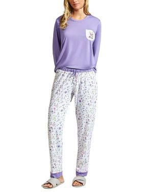 Pijama Feminino16993  Recco Manga Longa Viscose T. 42/46