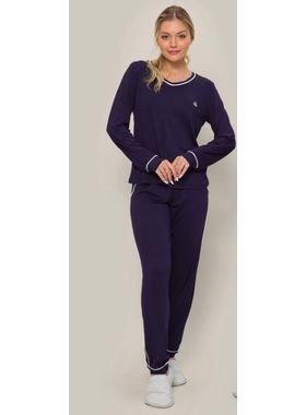 Pijama Longo Daisy Days & Borth 26.38.0025 Feminino Viscolycra T. P/GG