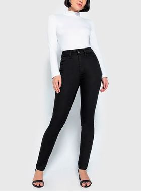 Calça Sarja Enfim 1000074333 Feminina Super Skinny Algodão T. 36/46