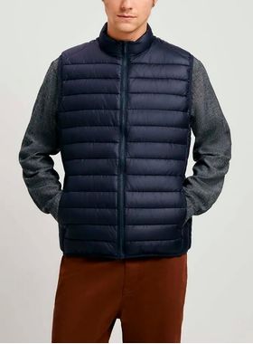 Colete Puffer Hering KTGY Masculino Matelassê Poliamida T. P/XG