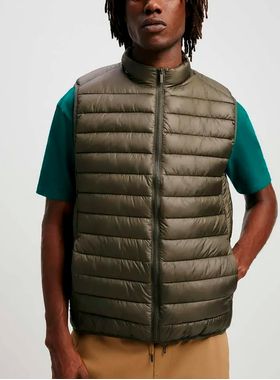 Colete Puffer Hering KTGY Masculino Matelassê Poliamida T. P/XG