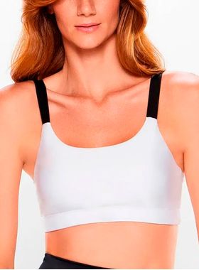 Top Alça Body For Sure 1242 Feminino Bojo Removível Atlétika Poliamida T. P/GG