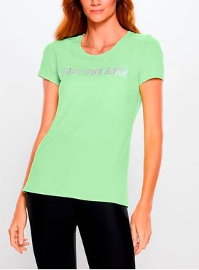 Camiseta Manga Curta Body For Sure 1891 Feminina Estampa Frontal Poliamida T. P/GG