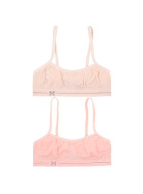 Kit/2 Top Alças finas DelRio 4004 Infantil sem Costura Microfibra T. P/GG