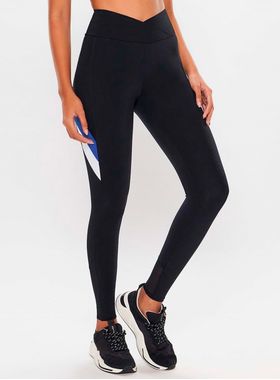 Calça Legging Body For Sure 4343 Feminina Cós Transpassado Velocity Poliamida T. P/GG