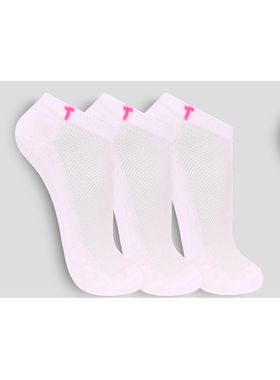 Kit/3 Meia Cano Curto Trifil T6009K Feminina Atoalhada Algodão T. 34/39