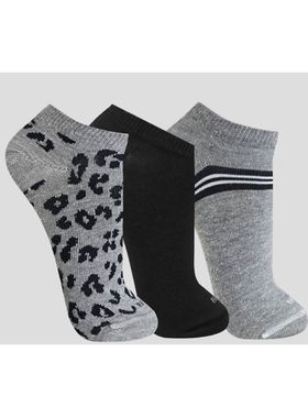 Kit/3 Meia Cano Curto Trifil T6003K Feminina Invisível Desenhada Algodão T. 34/39