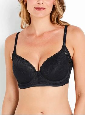 Sutiã Super Lift Liz 51574 Confidence Estética Bananinha Taça D T. 40/44