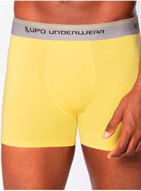 Cueca Boxer Lupo 00784-058 Masculina Lisa Algodão T. P/GG