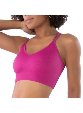 Top Canelado DelRio 4197 Duplo Sem Costura Microfibra T. P/GG