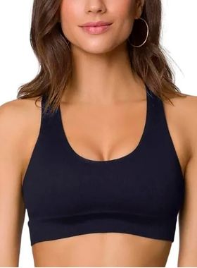 Top Nadador Selene 20916.002 Feminino Sem Costura Canelado Microfibra T. P/GG