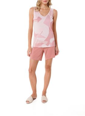 Pijama Curto Paulienne 067.73 Feminino Estampado Liganete T. 42/54