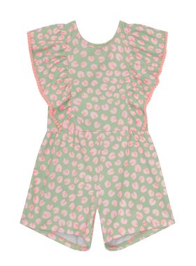 Macaquinho Brandili 36278 Infantil Babados Algodão T. 01/03