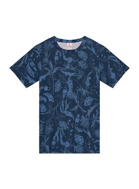 Camiseta Manga Curta Brandili 36502 Infantil Estampada Algodão. T. 04/10