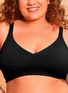 Sutiã Econfort SP 08 0010 Plus Size sem Aro sem Bojo Realce Poliéster T. 48/54