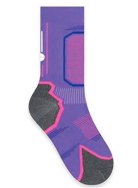 Meia Ciclismo Selene 4975.001 Feminina Com Sinalizador Refletivo Poliamida T. 34/39