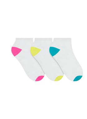 Kit/3 Meia Sapatilha Selene 4790.001 Feminina Esportiva Algodão T. 34/39