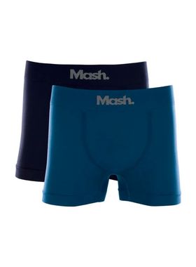 Kit/2 Cueca Boxer Mash 711.01 Masculina Microfibra T. P/GG