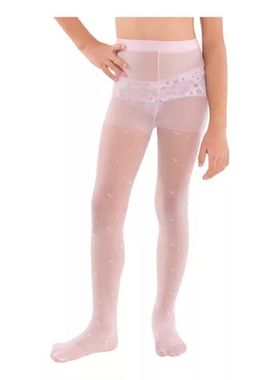 Meia-Calça Gravatinha Fio 20 W06852 Infantil Desenhada Microfibra T. P/G
