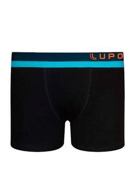 Cueca Boxer Infantil Lupo 00151-012 Cós com Viés Algodão T. P/GG
