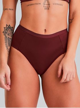 Calcinha Alta Nayane CA 03 08 0008 Com Recortes Laterais Microfibra T. M/42 EG/48