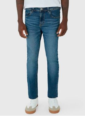 Calça Jeans Skinny Malwee 1000131746 Masculina Tape Stretch T. 38/48
