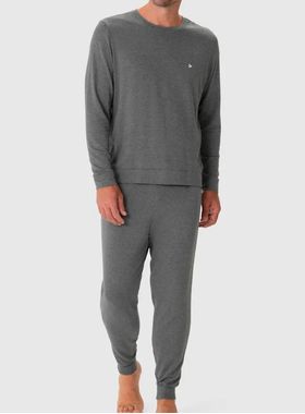 Pijama Longo Malwee 1000128748 Masculino Moletinho e Viscose  T. M/XGG