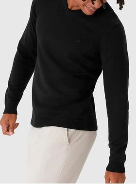 Suéter Malwee 1000095086 Masculino Decote V Tricô T. P/XGG
