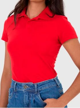 Blusa Polo Malwee 1000004505 Feminina Piquet Stretch T. M/GG