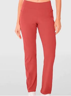 Calça Reta Enfim 1000126759 Feminina Active Bolsos Dry UV50+ Poliamida T. P/GG