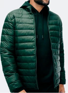 Jaqueta Puffer Hering KTMZ Masculina Matelassê Poliamida T. P/XG