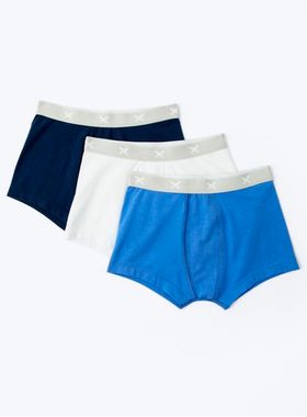 Kit/03 Cueca Boxer Hering 577M Infantil Algodão T. 04/12
