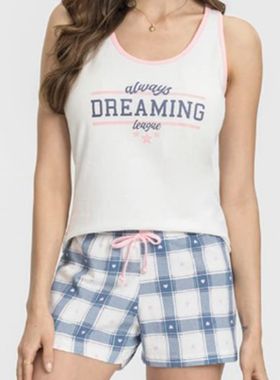 Short Doll Mensageira Da Paz 033427 Feminino Dreaming Algodão T. P/GG