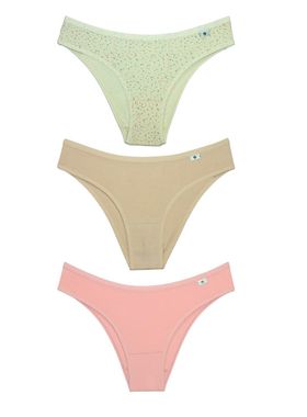 Kit/3 Calcinha DelRio 51364  Biquíni Cotton T. P/GG