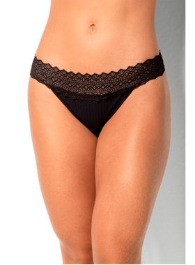 Calcinha Biquíni Trifil C04116 Feminina Canelada Renda e Microfibra T. P/G