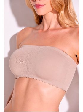 Top Faixa Trifil C04213 Feminino Relevo Poá Sem Costura Microfibra T. P/1XG