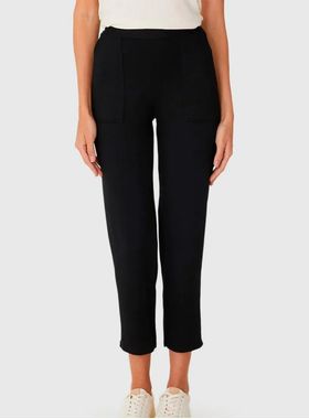 Calça Carrot Malwee 1000132873 Feminina Com Bolsos Moletom Viscose T. P/XGG