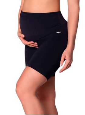 Bermuda Gestante Selene 24836.001 Feminina Fitness Microfibra T. P/GG